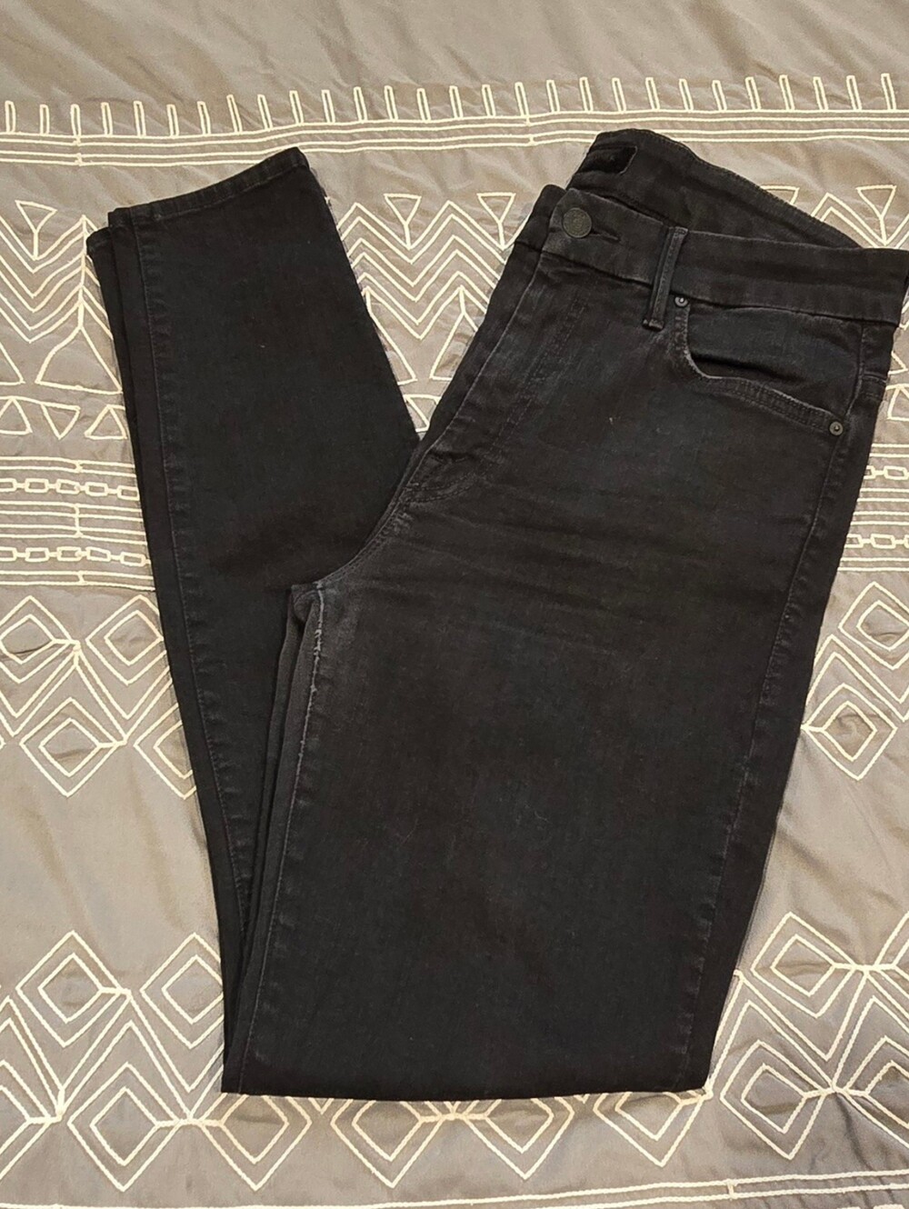 MOTHER High Waisted Looker Skinny Jeans In Not Guilt Size 30